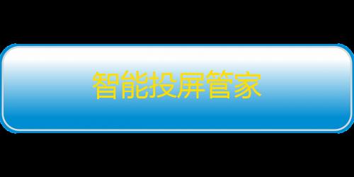 科技辅助货源网智能投屏管家